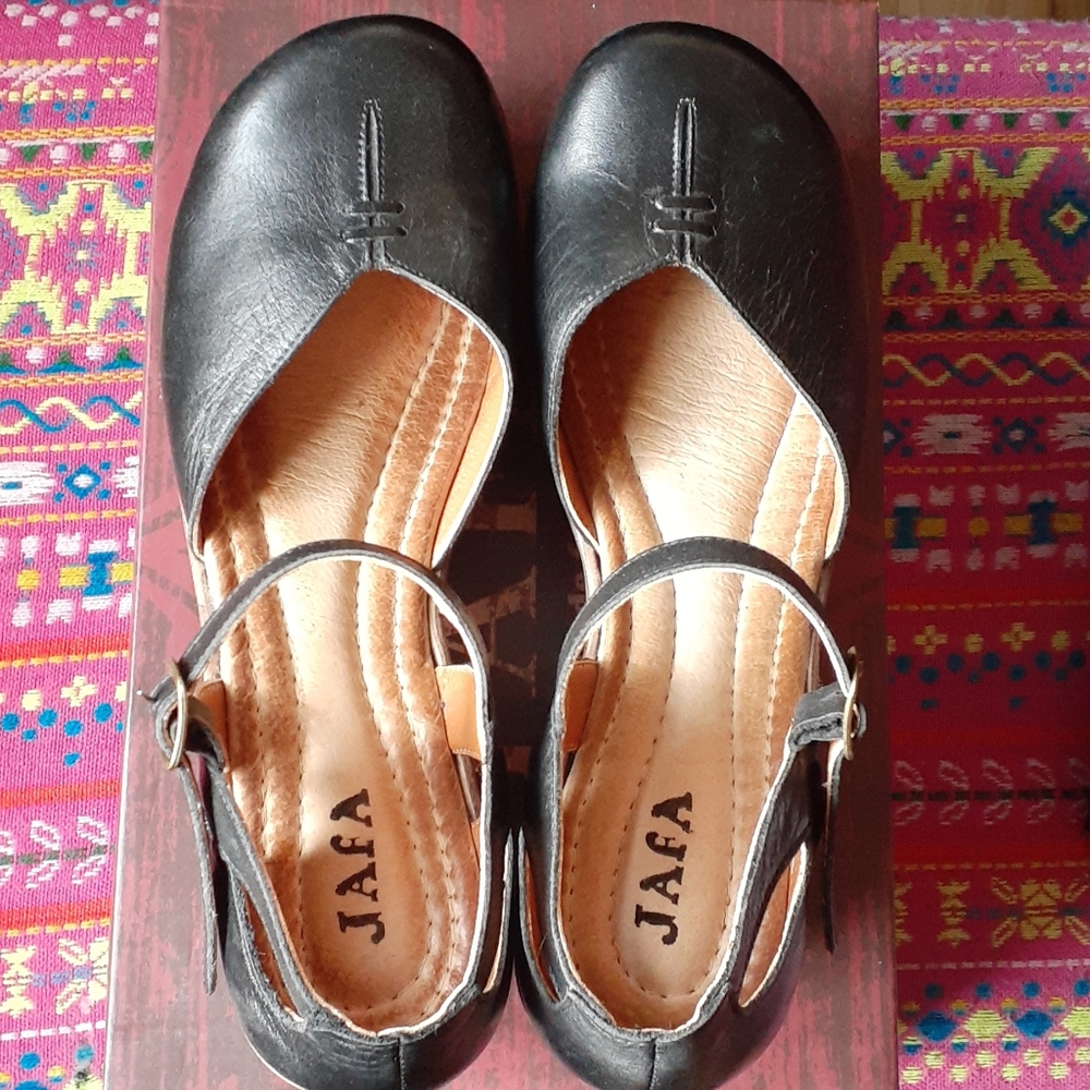 Black Jafa Mary Jane shoes